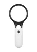 Resim Pazly 3 Led Işıklı Çift Büyüteç 3x & 45x - El Tipi Para Okuma Aparatı, Yaşlılar, Çocuklar, Kuyumcular İçin 