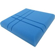 Resim Monyee 12 Adet Mavi Akustik Panel - 30x30x5cm Yüksek Yoğunluklu Ses Emici Fibre - Ses Giderimi Ve Duvar Dekorasyonu İçin 10.1" 