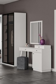 Resim Doressa Platinum White Şifonyer 