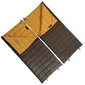 Resim Naturecamp Hati 350 -15 Derece Birleşebilir Çift Kişilik Kahverengi Uyku Tulumu 