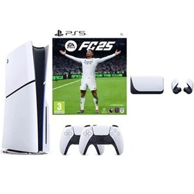 Resim Sony Playstation 5 Slim CD'li 1 TB YD + 2 Kol + Pulse Explore Kulaklık + Oyun 