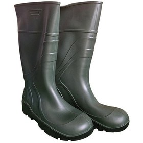 Resim Uzun Haki Yeşil Çizme Yağmur Kar Su Geçirmez Çizme Balıkçı Çizme Avcı Çizme İşçi Çizme 