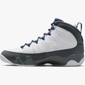 Resim Air Jordan 9 Retro 'Flint Grey French Blue' | Unisex 