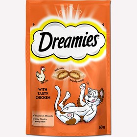 Resim Dreamies Tavuklu Kedi Ödül Maması 60 gr 