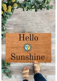 Resim Ay Ve Güneş, İç Ve Dış Kapı Önü Paspası, Dekoratif Paspas 