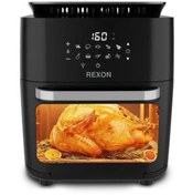 Resim Rexon Xxl Air Fryer Yağsız Fritöz 360° Derece Dönüş Sistemi 12 L. Geniş Kapasite 7 Farklı Pişirme Aparatı 