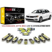 Resim FEMEX Volkswagen Jetta Mk6 Led Iç Aydınlatma Ampul Seti Parlak Beyaz 