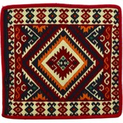 Resim HitDukkan Dekoratif Otantik Çift Taraflı Fermuarlı Kilim Şark Köşesi Minder Kılıfı (40cmx41cm) 