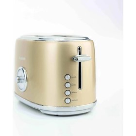 Resim Hype Store Berghoff Gem Metallic 2 Dilim Ekmek Kızartma Makinesi – 815 W, Paslanmaz Çelik Gövde | Gold 