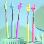 Resim Erkonomik Tutuşlu Katlanabilir Parmak İşaretleyici - 5 Canlı Renk (Pembe, Mavi, Sarı, Yeşil, Mor) Sınıf Öğretimi, Sunumlar ve Not Alma İçin - Dayanıklı Mini Sınıf Malzemeleri Öğretmenler, Öğrenciler, Anaokulu, İlkokul için 