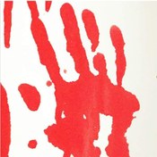 Resim Youmex Korkunç Halloween Banyo Paspası - Suyla Kırmızıya Dönüşen Beyaz Kanlı Desenli Zemineklik Diğer 