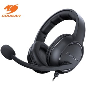 Resim Cougar Hx330 Cgr-p50b-250 Mikrofonlu Kablolu Gaming (OYUNCU) Kulaklık 