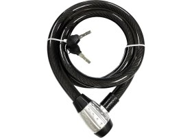 Resim Leaf Shop Motosiklet Bisiklet Halat Zinciri Hırsız Kilidi 150 cm Çelik Kilit Çap 25 mm Ø 1 Adet 