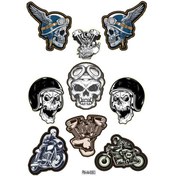 Resim PROMOT Motorsiklet Aksesuar Ekipman Sticker Kask Grenaj Laptop Sticker Seti 0063 