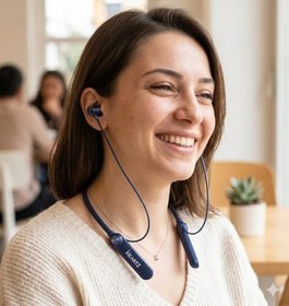 Resim Taç Bluetooth Kulaklık Yüksek ŞarjI ile 150 Saat Bekleme Süresi 10 Metre Çekiş Menzilİ Dışarıdan Gelen Sesleri Filtreleyen Kulak İçi Tasarım aktif ENC görüşme memnuniyet garantili 097 (DERİN MAVİ) 