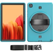 Resim VShop Samsung Galaxy Tab A7 10.4 T500 / T505 Için Kalem Yuvalı Darbeye ve Düşmeye Dayanıklı Koruyucu Kılıf——açık Mavi (Yurt Dışından) 