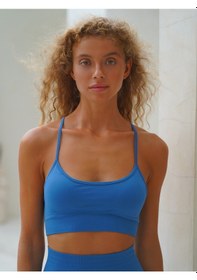 Resim Mai Studios Co. Rufus Mavi Destekli Spor Sütyeni Mavi 