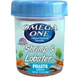 Resim Omega One Shrimp & Lobster Pellets 34gr 