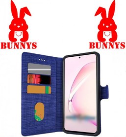 Resim General Mobile GM 21 Plus Kılıf Kumaş Cüzdan Kılıf Kapaklı Kılıf 