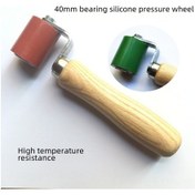 Resim Maiyame Tek Başlı El Manuel Silikon Isıya Dayanıklı Su Geçirmez Çift Rol Büromat, Tente Ve Reklam Kumaşı Rulo Yeşil 