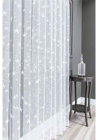Resim Evdepo Home Kullanıma Hazır Örme Tül Perde (541909320) 