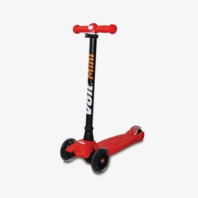 Resim Voit 218 Işıklı Çocuk Kırmızı 3 Teker Scooter 