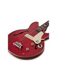 Resim Epiphone Jack Casady 4 Telli Bas Gitar Sparkling Burgundy 