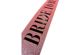 Resim Pembe Bride To Be Kuşak Kemer 