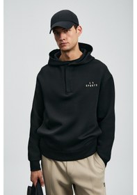 Resim Lufian Road Erkek Sweatshirt Siyah Siyah 112030180100100 Siyah 