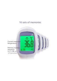 Resim Tongxida İletişimsiz Kızak Isı Ölçer, Lcd Ekran, 16 Veri Depolama, C/f Dönüştürülebilir, Alarm, Pil Yok, Logo 