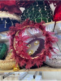 Resim Ece müzik aletleri LUX GELIN KINA TEFI BORDO 