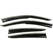 Resim Daica Lodgy 4'Lü Krom Cam Rüzgarlıgı Fabrikasyon 