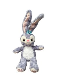 Resim Sevimli Peluş Tavşan Uyku Arkadaşım Hediyelik Peluş Tavşan Kulak Dahil 50 Cm Gri 