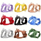 Resim Rahat No-Pull Köpek Harness Ultralight Nefes Alabilen Mesh Köpek Çekiş Kayışı Küçük ve Orta Boy Köpekler İçin 