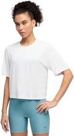 Resim Puma Kadın W CLOUDSPUN RELAXED TEE Puma Siyah Tişört 