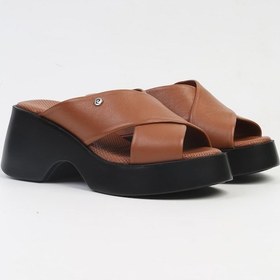 Resim Pierre Cardin Pc-7192- 3968 Taba-kadın Platform Terlik Taba 