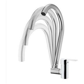 Resim Hay Cam Önü Mix Eviye Bataryası Krom 