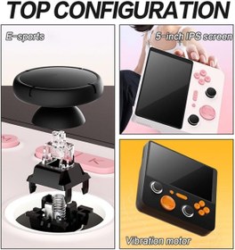 Resim ANBERNIC El Oyun Konsolu, E5 Plus Taşınabilir Retro Oyun Konsolu 5G WiFi Desteği, 6000mah Şarj Edilebilir 