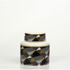 Resim Vitale Zıgzak Model Silindir Küp Küçük Boy 20 18 18 Cm Ak.nrh0091 