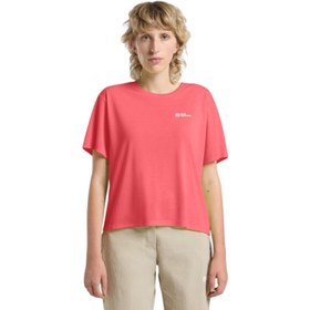 Resim Jack Wolfskin Vonnan Crop T Kadın Tişört 