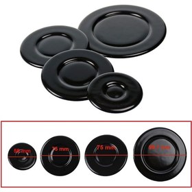 Resim Siemens Uyumlu 4 Lü Bek Kapak Ankastre Set Üstü Ocak Bek Kapak Takım - 551841894 