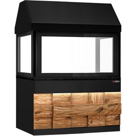 Resim Odun Kömürü Izgarası için Ara Tezgah TORONTO - 1500mm - Siyah Granit Çalışma Tezgahı 