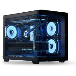Resim Aerocool P300c 3x12cm Mirror A-rgb Fanlı, Panoramik Tempered Pane 