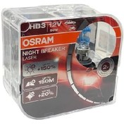 Resim Osram 12V Hb3 Ampul 60W +%150 Fazla Işık %20 Beyaz Işık Nıgh Brea N11.2855 