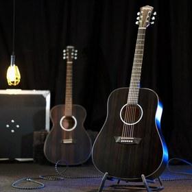 Resim Washburn DFED Deep Forest Ebony D Akustik Gitar 