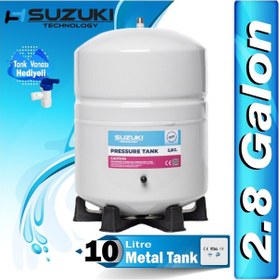 Resim Su Arıtma Deposu,su Arıtma Tankı 2.8 Galon 10 Litre Metal Tank 