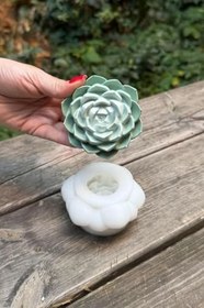 Resim Rufus Concept Kaktüs 1 Silikon Mum Kalıbı 