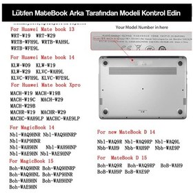 Resim Huawei Matebook13 Kılıfkoruyucu Hardcase 2019-21 Parmakizi Yapmaz Siyah 
