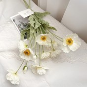 Resim Gerçekçi Dokunuşlu Yapay Daliya Çiçekleri (12 Çiçek) - Beyaz Sarı Merkezli, Ev Dekoru ve Düğün Düzenlemeleri İçin Mükemmel, Düğün Çiçek Düzenlemesi | Zarif Çiçek Düzenlemesi | Dayanıklı Yapay Çiçekler, Çiçek Süslemeleri 