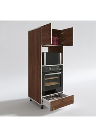 Resim Kenzlife fırın dolabı kamile cvz 162*60*56 mutfak çekmeceli ayaklı banyo kiler ofis 